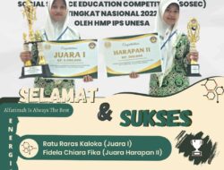 Siswi SMP Plus Ponpes Modern Al Fatimah Bojonegoro Juarai Kompetisi SOSEC Tingkat Nasional 2022